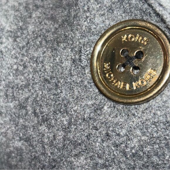 Michael Kors wool blend pea coat size 2 - Picture 6 of 8